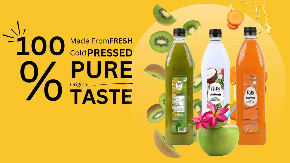 RUS Organic’s Daily Subscription Cold-Pressed Juices in Mumbai