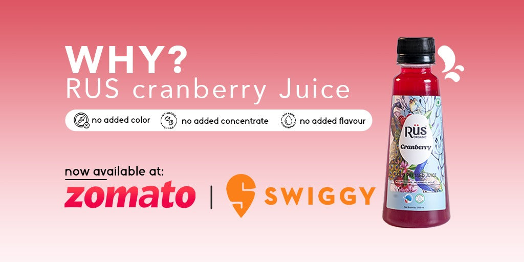 Why choose Rus Organic Cranberry Juice?