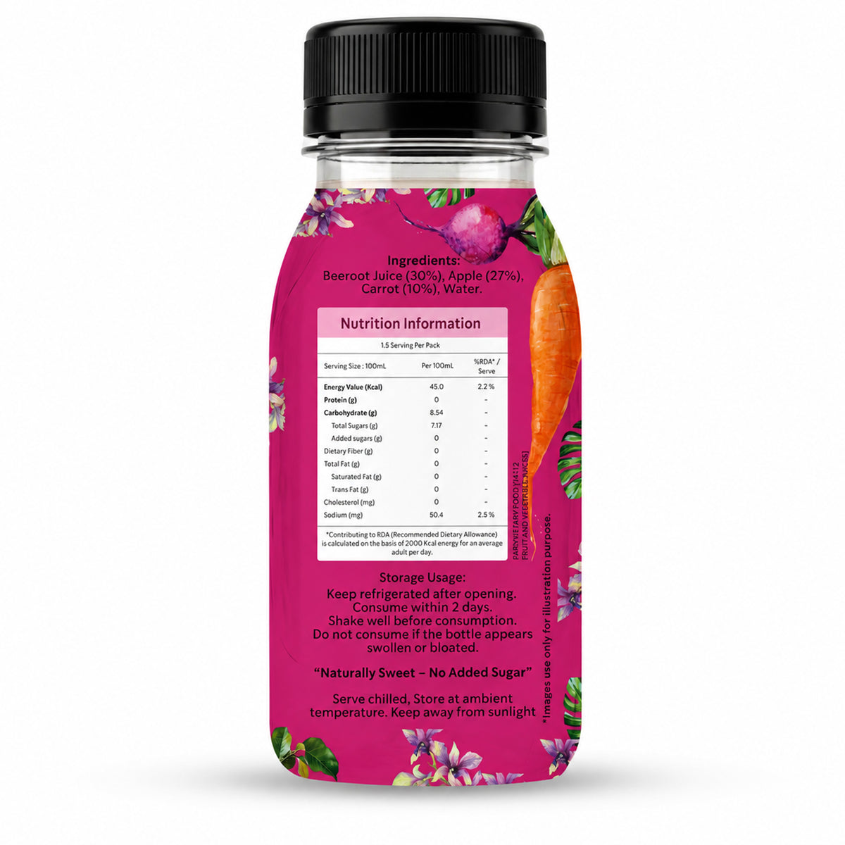 ABC Juice – Apple, Beetroot & Carrot |  Pack of 8 x 150ml