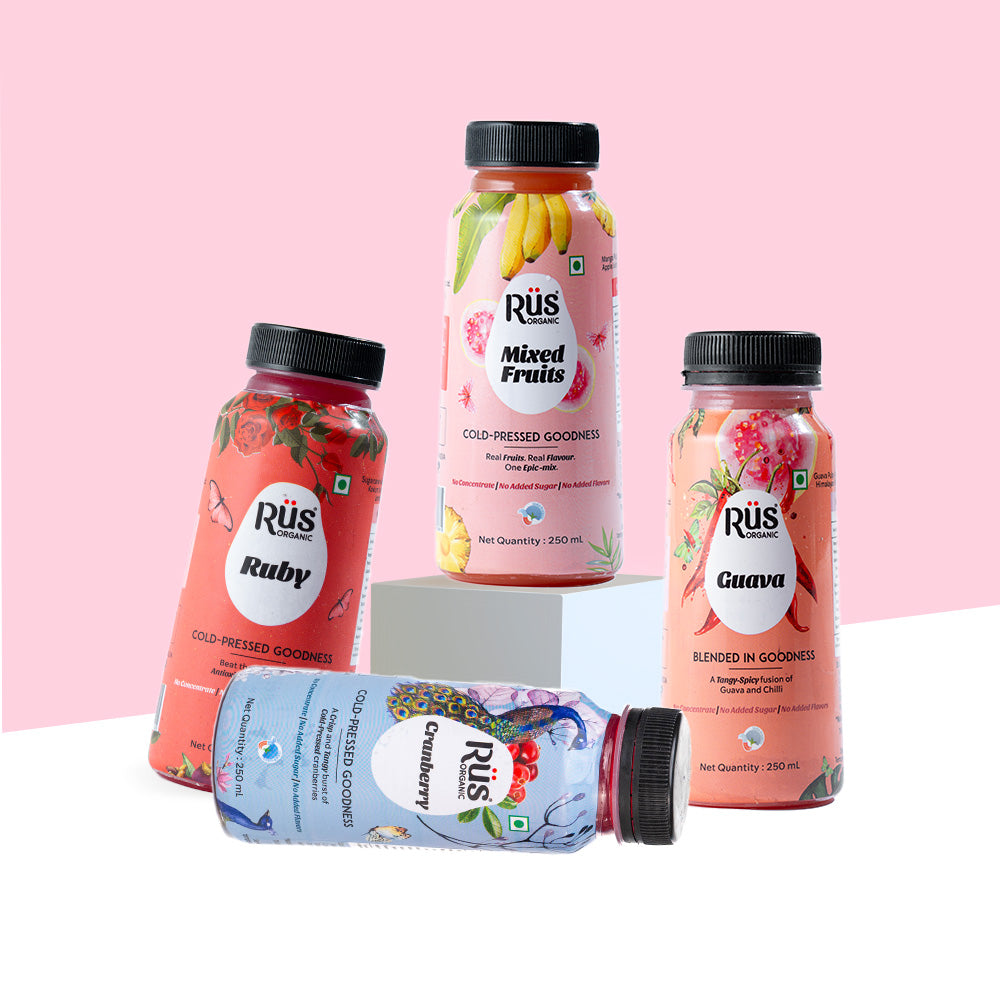 Rus Organic – Vibrant 4 Pack | Pack of 4 x 250ml