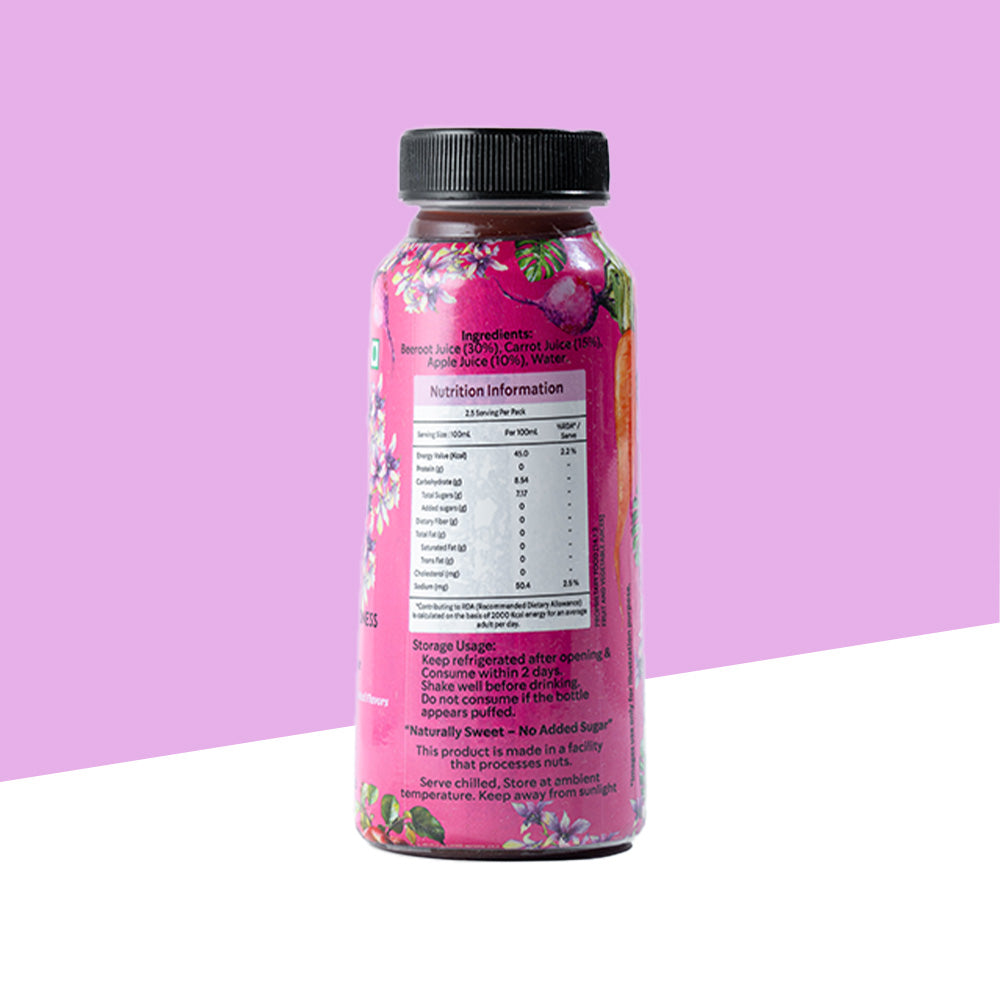 ABC Juice – Apple, Beetroot & Carrot |  Pack of 4 x 250ml