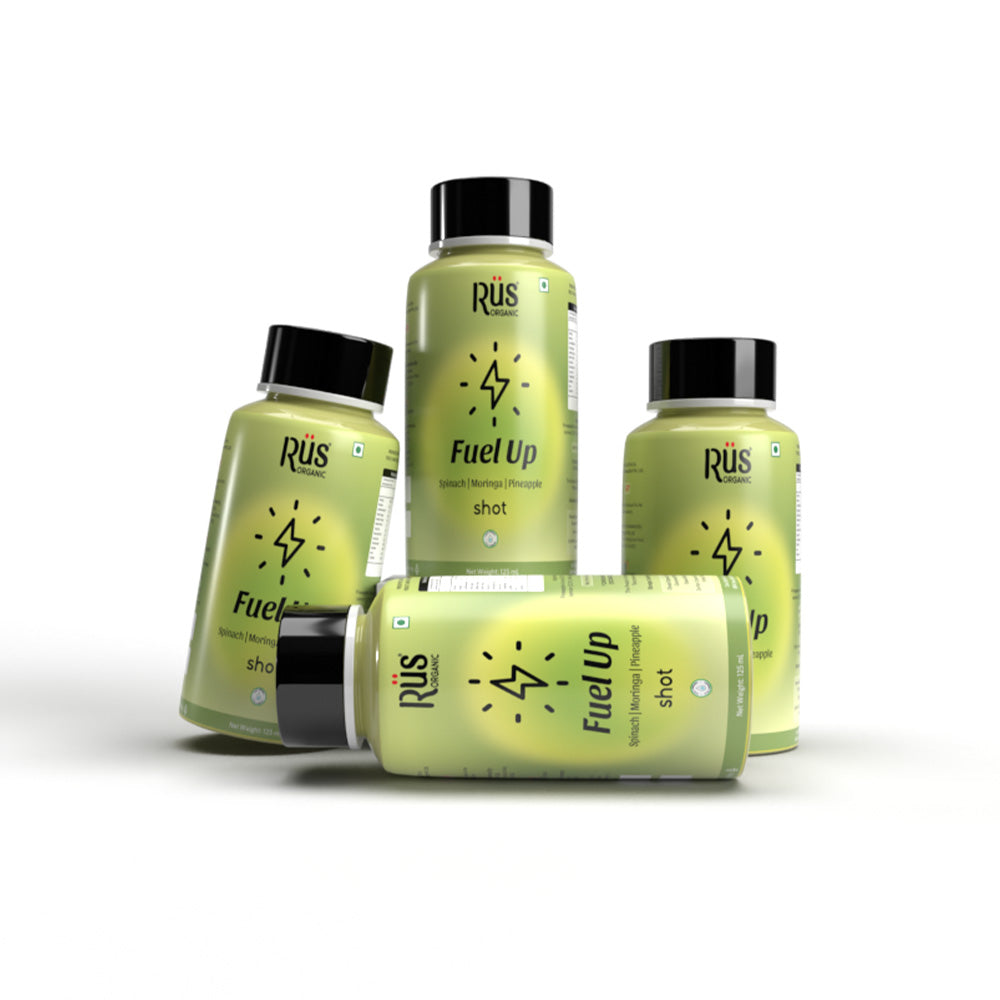 Fuel Up Shot - Spinach Pineapple Moringa | Pack of 4 x 125ml