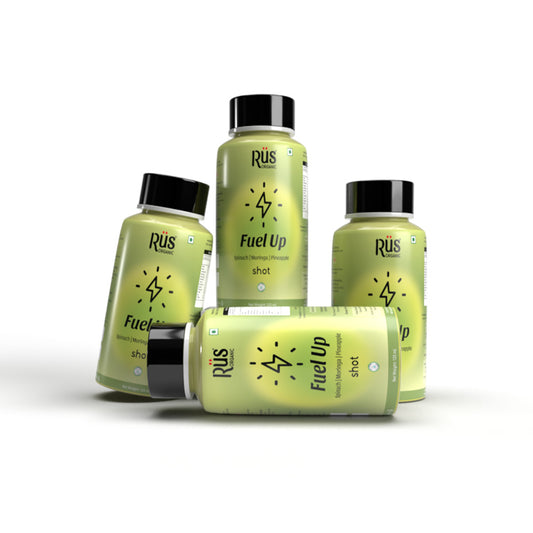 Fuel Up Shot - Spinach Pineapple Moringa | Pack of 4 x 125ml