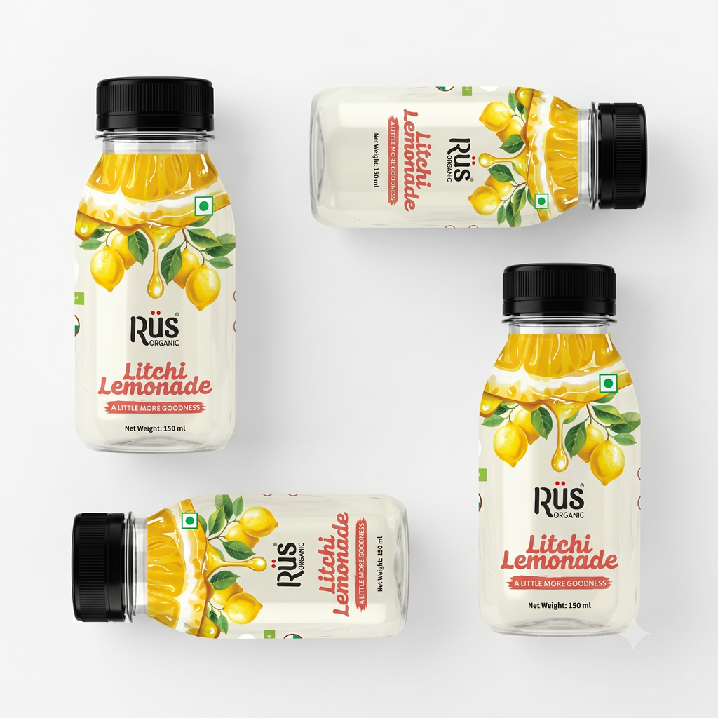 Litchi Lemonade with Vitamin C | Pack of 4 x 150 ml