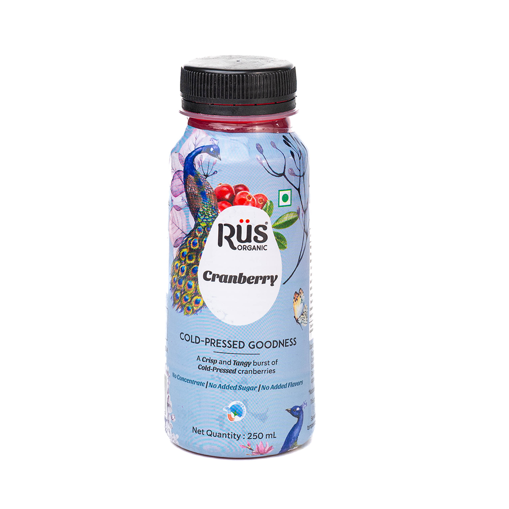 Organic Cranberry Juice | Pack of 4 x 250ml
