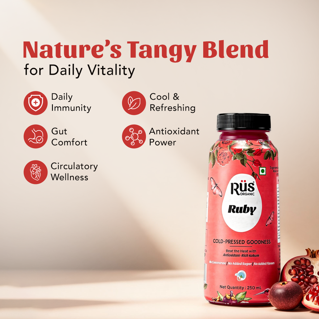 Organic Kokum & Pomegranate Juice | Pack of 4 x 250ml