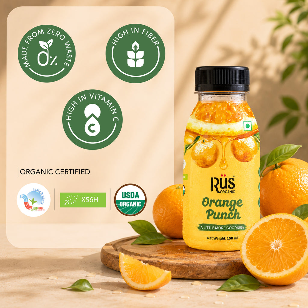 Orange Punch with Fibre & Vitamin C | Pack of 4 x 150 ml