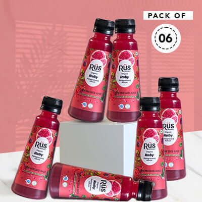 Organic Pomegranate Kokum Juice ( 200 mL ) No Added Sugar No Added Concentrate