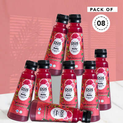 Organic Pomegranate Kokum Juice ( 200 mL ) No Added Sugar No Added Concentrate